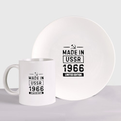Набор: тарелка + кружка Made in USSR 1966 limited edition