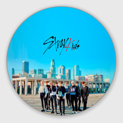 Круглый коврик для мышки Stray Kids Double Knot