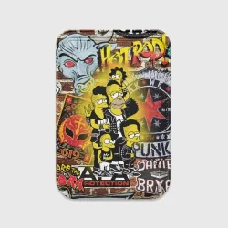 Картхолдер Magsafe магнитный Simpson's & Punk's not dead! Motto!