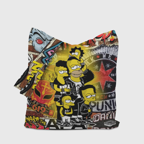 Шоппер 3D Simpson's & Punk's not dead! Motto! - фото 4