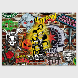 Поздравительная открытка Simpson's & Punk's not dead! Motto!