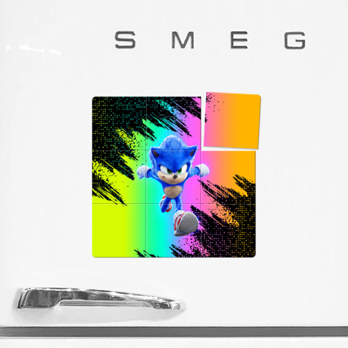 Магнитный плакат 3Х3 Sonic neon - фото 2