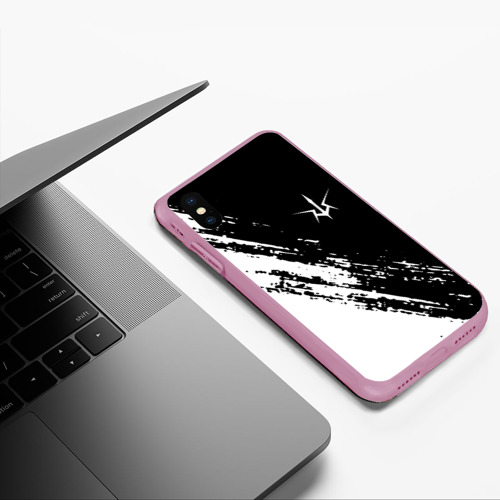 Чехол для iPhone XS Max матовый Code geass краска, цвет розовый - фото 5