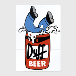 Магнитный плакат 2Х3 Duff beer - любимое пиво Гомера Симпсона