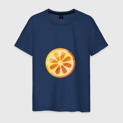 Половинка Апельсина  – Мужская футболка хлопок с принтом купить со скидкой в -20%