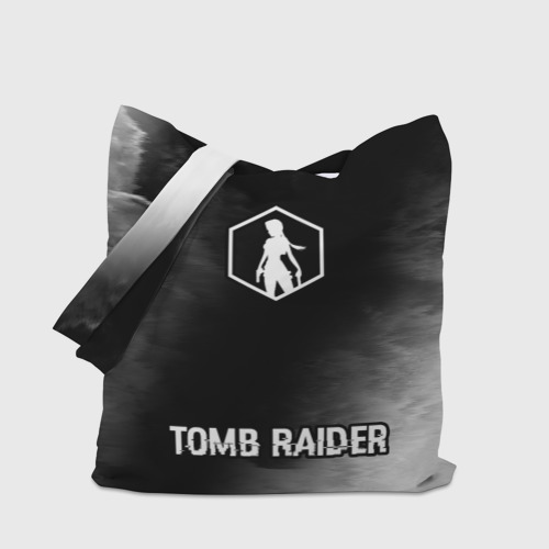 Шоппер 3D Tomb Raider glitch на темном фоне: символ, надпись - фото 4