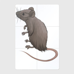 Магнитный плакат 2Х3 Задумчивая мышь