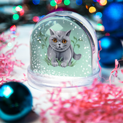 Игрушка Снежный шар Милый британский кот - фото 2
