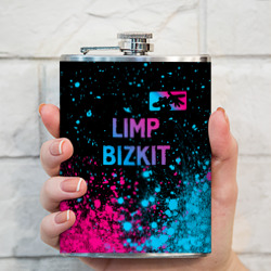 Фляга Limp Bizkit - neon gradient: символ сверху - фото 2