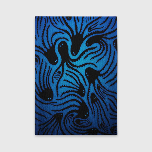 Обложка для автодокументов Маленькие осьминожки, цвет голубой