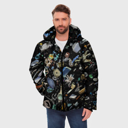 Мужская зимняя куртка 3D Пластиковый мусор - всякая всячина - фото 2