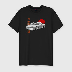 Мужская футболка хлопок Slim Honda NSX JDM Retro Style