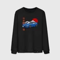 Мужской свитшот хлопок Honda Prelude Japanese Retro Car
