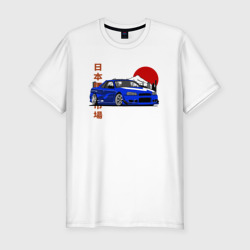 Мужская футболка хлопок Slim Nissan Skyline Gt-r r34 Japanese Retro Design