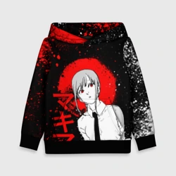 Детская толстовка 3D Человек-бензопила - манга - Макима