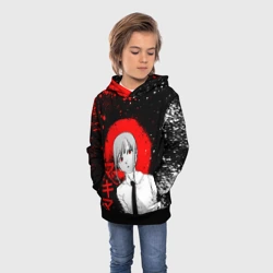 Детская толстовка 3D Человек-бензопила - манга - Макима - фото 2