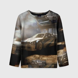 Детский лонгслив 3D Nfs Most Wanted bmw