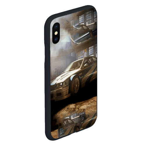 Чехол для iPhone XS Max матовый Nfs Most Wanted bmw, цвет черный - фото 3