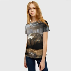 Женская футболка 3D Nfs Most Wanted bmw - фото 2