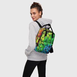 Женский рюкзак 3D Бабочки и радуга - фото 2