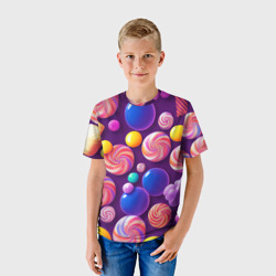 Детская футболка 3D Сладости для радости - фото 2