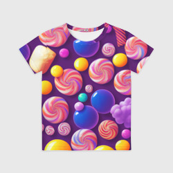 Детская футболка 3D Сладости для радости
