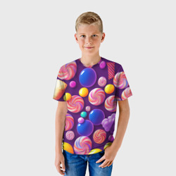 Детская футболка 3D Сладости для радости - фото 2