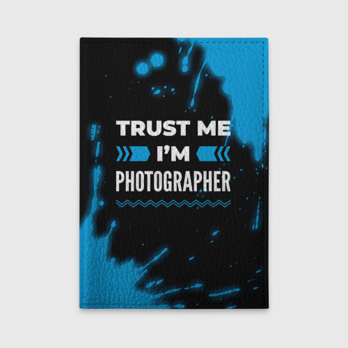 Обложка для автодокументов Trust me I'm photographer Dark