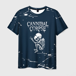 Мужская футболка 3D Cannibal Corpse - брызги