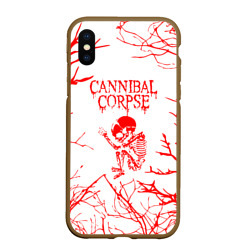 Чехол для iPhone XS Max матовый Cannibal Corpse ветки
