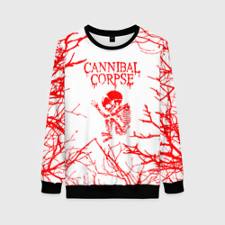 Женский свитшот 3D Cannibal Corpse ветки