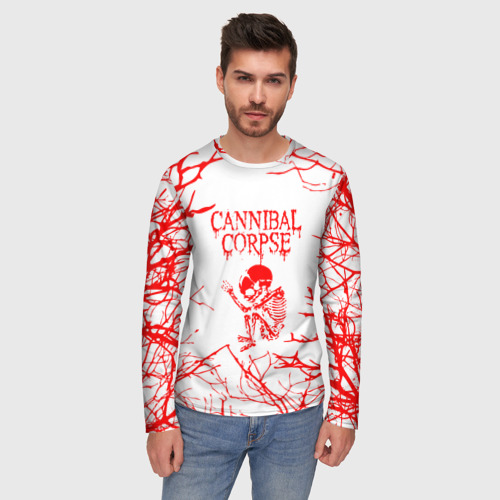 Мужской лонгслив 3D Cannibal Corpse ветки, цвет 3D печать - фото 3