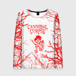 Женский лонгслив 3D Cannibal Corpse ветки