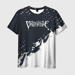 Мужская футболка 3D Bullet For My Valentine краска