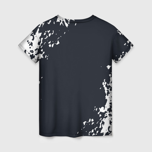 Женская футболка 3D с принтом Bring Me the Horizon краска, вид сзади #1