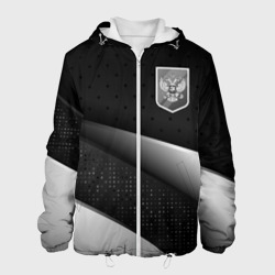 Мужская куртка 3D Russia   black   white