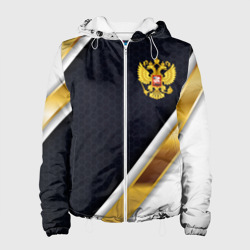 Женская куртка 3D Gold and white Russia
