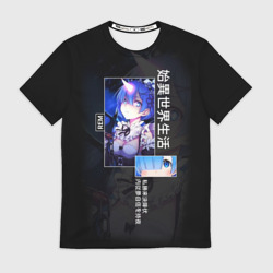 Мужская футболка 3D Re: Zero жизнь с нуля в другом мире - Rem