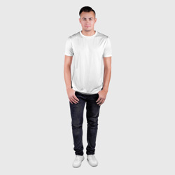 Мужская футболка 3D Slim Белая 4 - фото 2