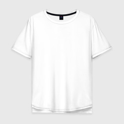 Белая 6 – Мужская футболка хлопок Oversize с принтом купить со скидкой в -16%