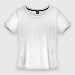 Белая 12 – Женская футболка 3D Slim с принтом купить