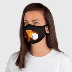 Маска из неопрена Огненная лошадь мчит галопом - фото 2