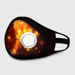 Маска из неопрена Огненная лошадь мчит галопом