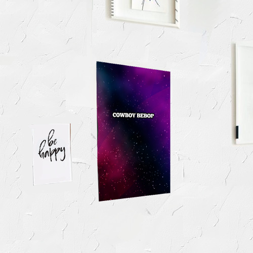 Постер Cowboy Bebop gradient space - фото 3