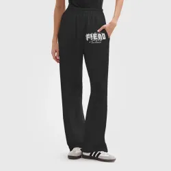 Женские брюки oversize без начеса хлопок FIEND - фото 2