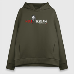 Женское худи Oversize хлопок Hellscream Academy