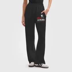 Женские брюки oversize без начеса хлопок Hellscream Academy - фото 2