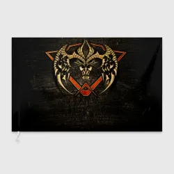 Флаг 3D FIEND смотрящий на звезды