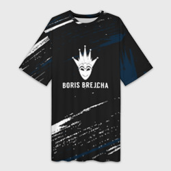 Платье-футболка 3D Boris Brejcha в маске краска