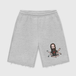 Мужские трикотажные шорты футер хлопок Leos мыслитель